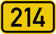 B 214 Schild